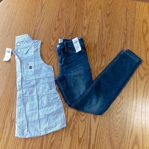 NWT Girl's Abercrombie outfit size 13/14